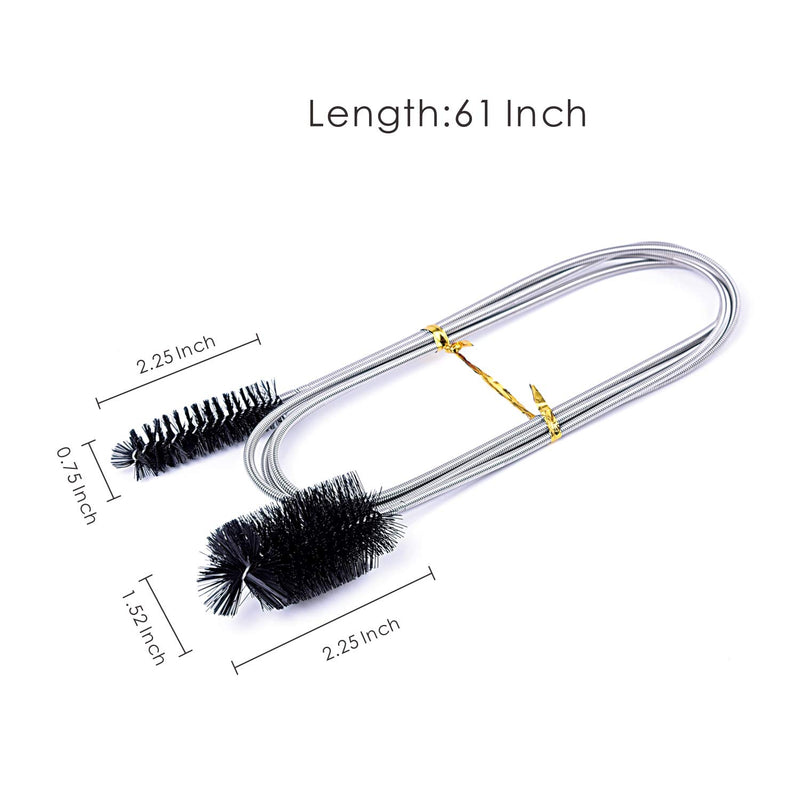 Carefree Fish Carbon Fiber Aquarium Cleaning Tools 7 in 1 Fish Tank Cleaner Kit Long Scrubber Brushes Set Glass Sponge Pipe Brush Fish Net Gravel Rake Algae Scraper Suit with Extendable Handle 10 in 1 - PawsPlanet Australia