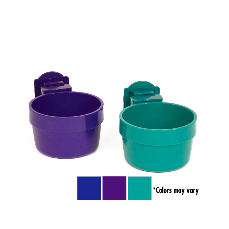 [Australia] - Ware Manufacturing Plastic Slide-N-Lock Crock Pet Bowl for Small Pets, 20 Ounce - Assorted Colors 