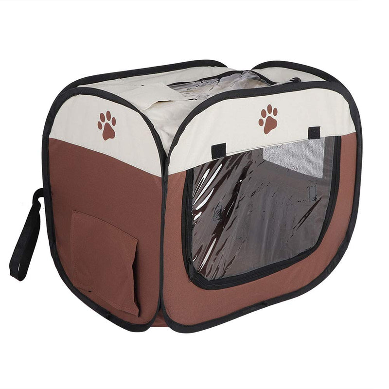 Portable Pet Hair Drying Box Folding Dryer-Hole Design Pet Dry Room Hands-Free Dryer Cage for Small Medium Cats Dogs - PawsPlanet Australia