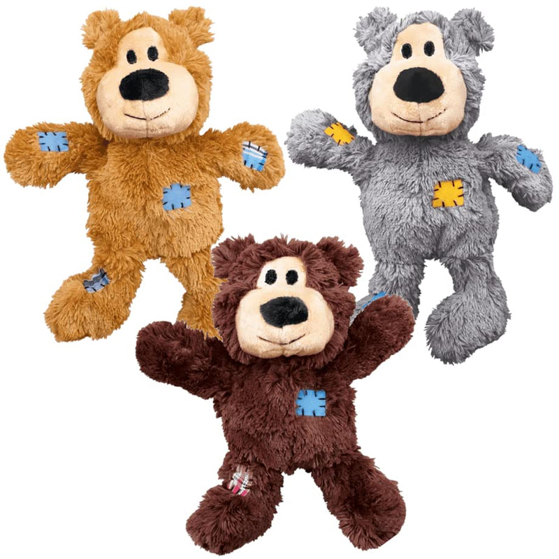 Kong Wild Knots Bears Durable Dog Toys Size:Small/Med Pack of 2 Small/Medium Pack of 2 - PawsPlanet Australia