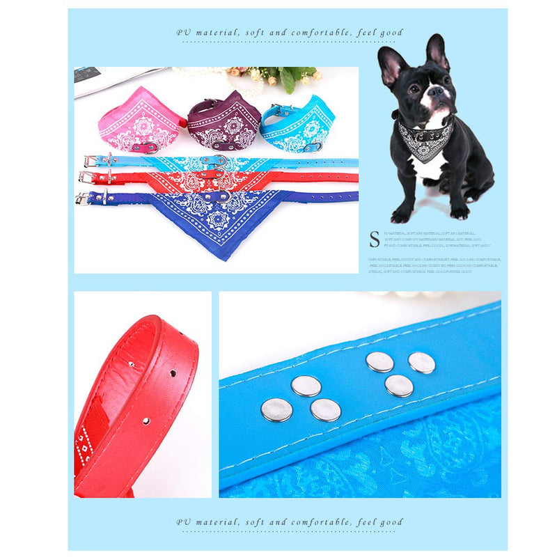 Generies 12 Pieces Triangle Pet Bibs Dog Summer Fashion Bandana Dog Collar Dog Scarf Adjustable Washable National Flavor Printing Scarf Pet for Small Dog Pets - PawsPlanet Australia