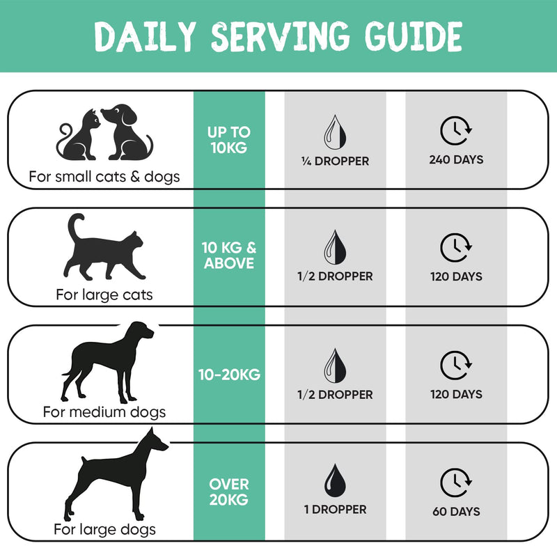 100% Pure Hemp Oil For Dogs & Cats - 60,000mg - Up To 8 Months Supply - Non-Addictive, Natural - Rich In Omega 3, 6, 9 - Supports Joints, Skin & Appetite -High Omega 3 For Dogs & Cats -UK Made- 60ml - PawsPlanet Australia