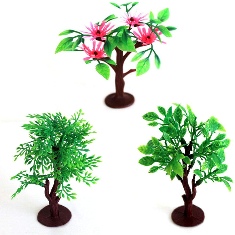 Upgrade Trees Cake Decorations, OrgMemory Model Trees with Bases, (19pcs, 3"-5.5"/7.5-14 cm), Ho Scale Trees, Diorama Supplies for Crafts or Cake Decorations - PawsPlanet Australia