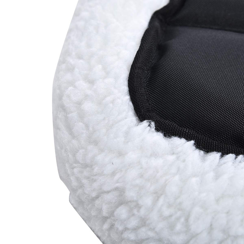 [Australia] - AmazonBasics Faux-Sherpa Padded Bolster Pet Bed 29-inch 