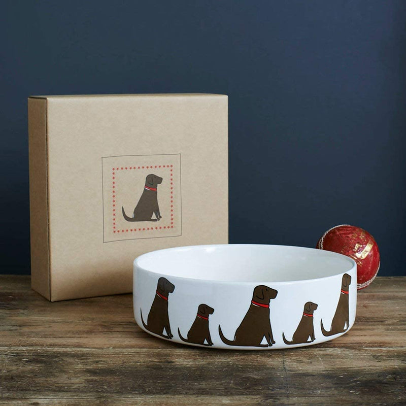 Sweet William Chocolate Labrador Dog Bowl - PawsPlanet Australia