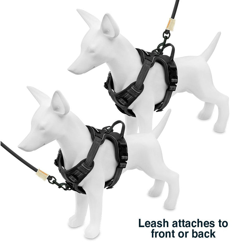 Best Pet Supplies Adventure Harness XS (Chest: 13 - 16") Black (Nylon) - PawsPlanet Australia