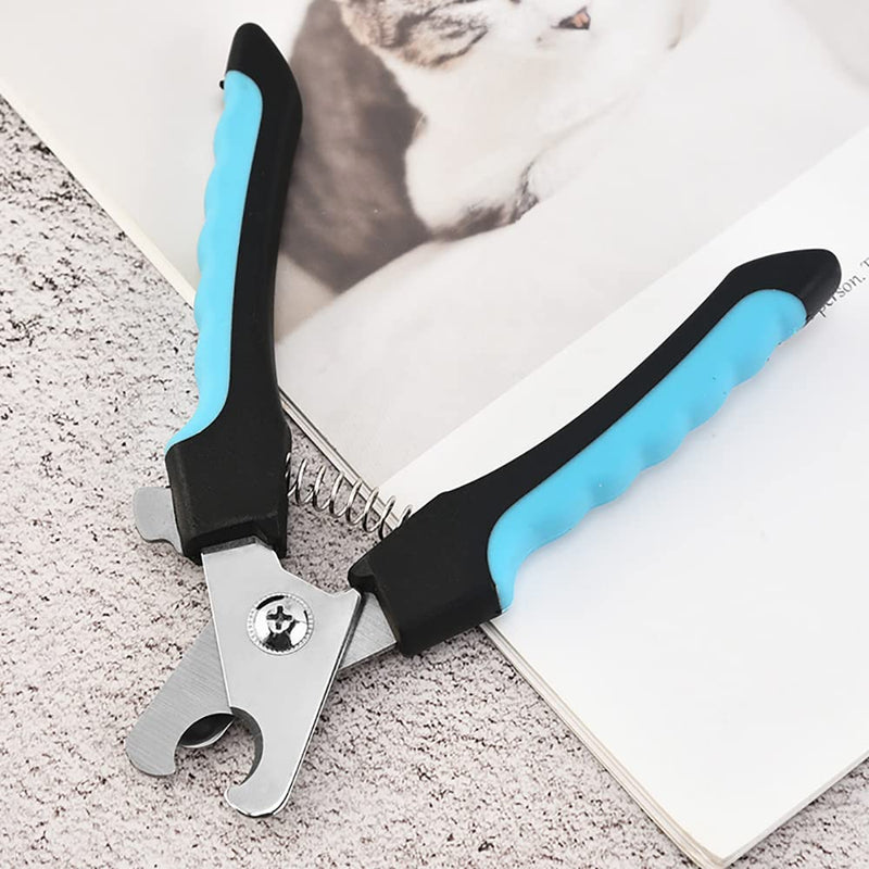 Pet Nail Clippers Professional Nail Clippers with Nail File Portable Professional Claw Scissors Dog Claw Clippers for Small Cats Rabbits and Guinea Pigs - PawsPlanet Australia