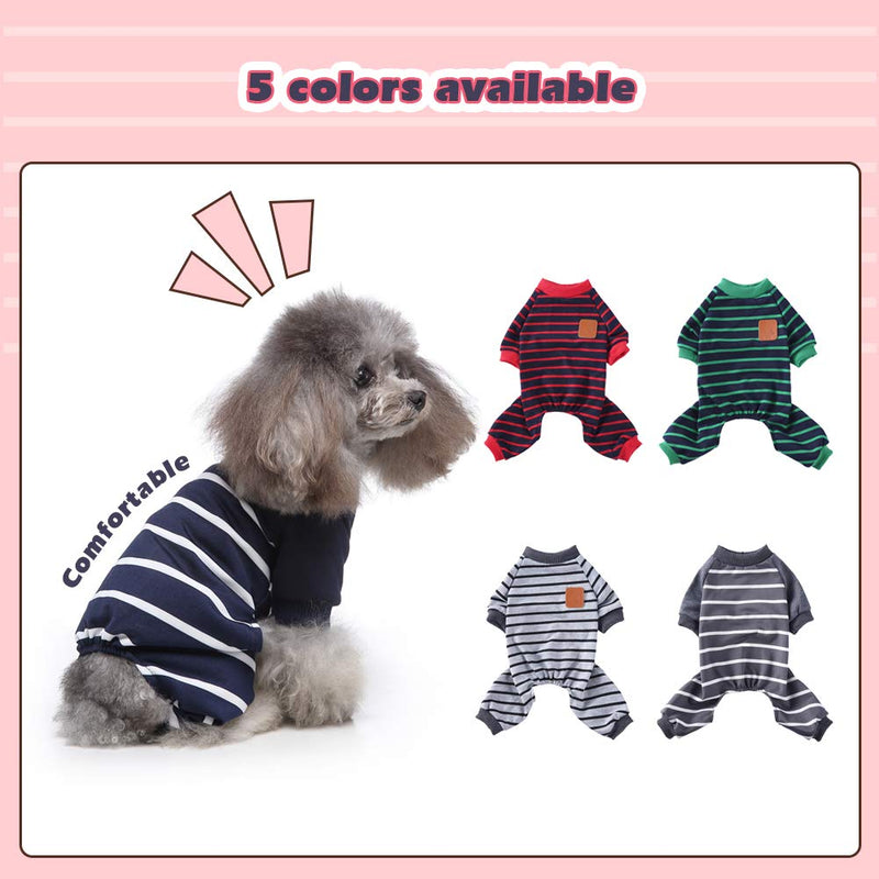 EMUST Dog Onesie, 4 Legged Dog Pajamas Small, Fashionable Puppy Clothes for Small Medium Dogs, XS - PawsPlanet Australia