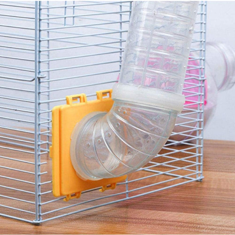 [Australia] - WEISHENG 4 Pieces Hamster Cage Connection Board Metro Cage Replacement Tube Connector Stretch Resistant Flexible Connection Accessories for Small Pets 5.5 cm / 2.17 inch 