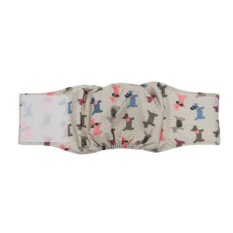 [Australia] - Metrical Washable Dog Diapers (Pack of 3) Reusable Male Dog Belly Bands Durable Dog Belly Wrap (M(Waist:13''-17'')) M(Waist:13''-17'') 