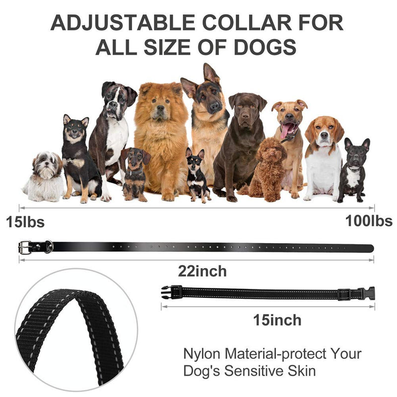 [Australia] - Training Collar for Dogs - Dog Training Collar with Remote 3 Correction Modes Beep, Vibration Waterproof Dog E Collar for Dogs Large,Medium,Small Rechargeable Training Collar Up to 1800ft Remote Range 