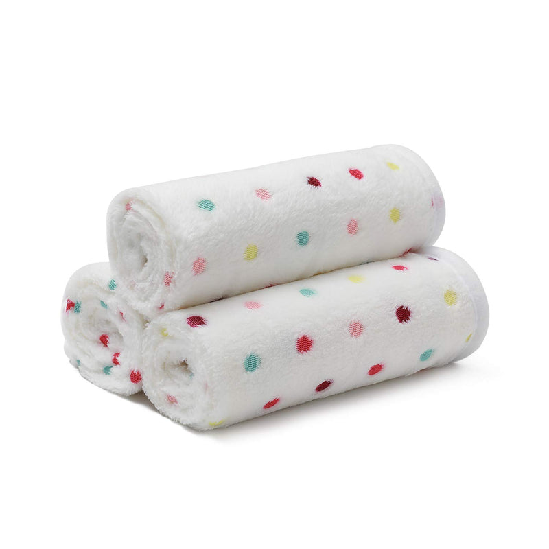 1 Pack 3 Blankets Super Soft Cute Dot Pattern Pet Blanket Flannel Throw for Dog Puppy Cat Dot (Small(23x16), Beige) Small(23*16") - PawsPlanet Australia