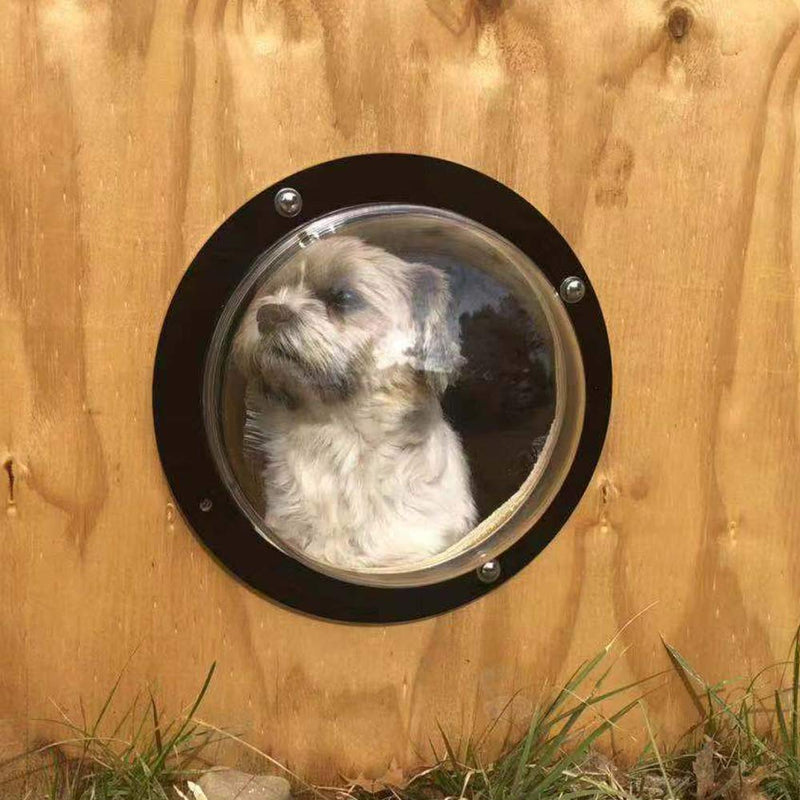 [Australia] - BobbyPet Dog Fence Window - Clear View Dome Pet Peek Window - XL Size for Dog/cat/Horse,Even Children 