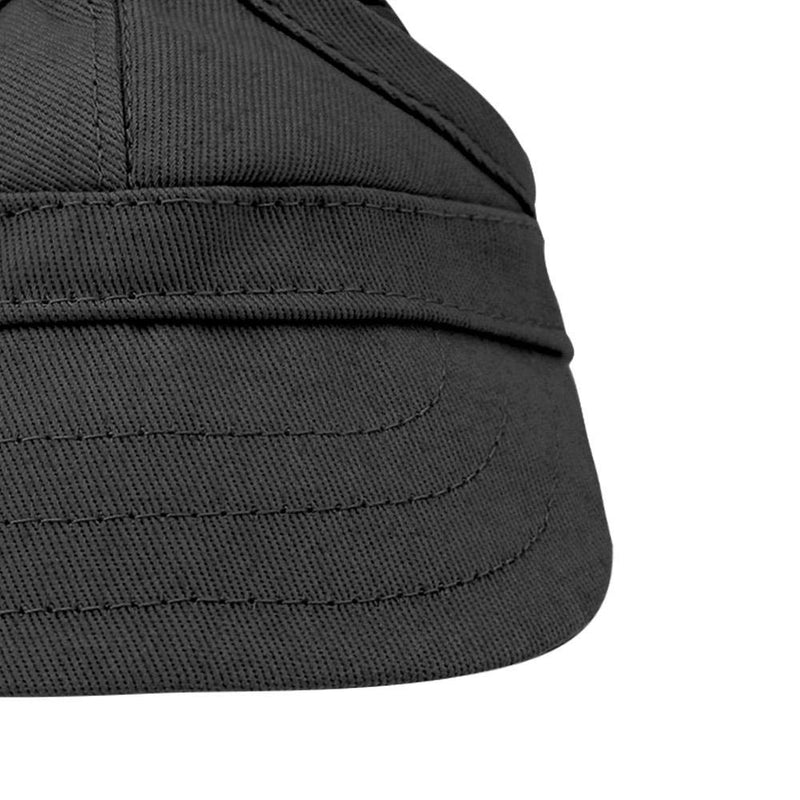 Dog Baseball Cap Pet Sports Hat Pet Outdoor Sun Protection Baseball Hat Cap Visor Sunbonnet Outfit with Ear Holes for Puppy Small Medium Dogs (S-Black) S Black - PawsPlanet Australia