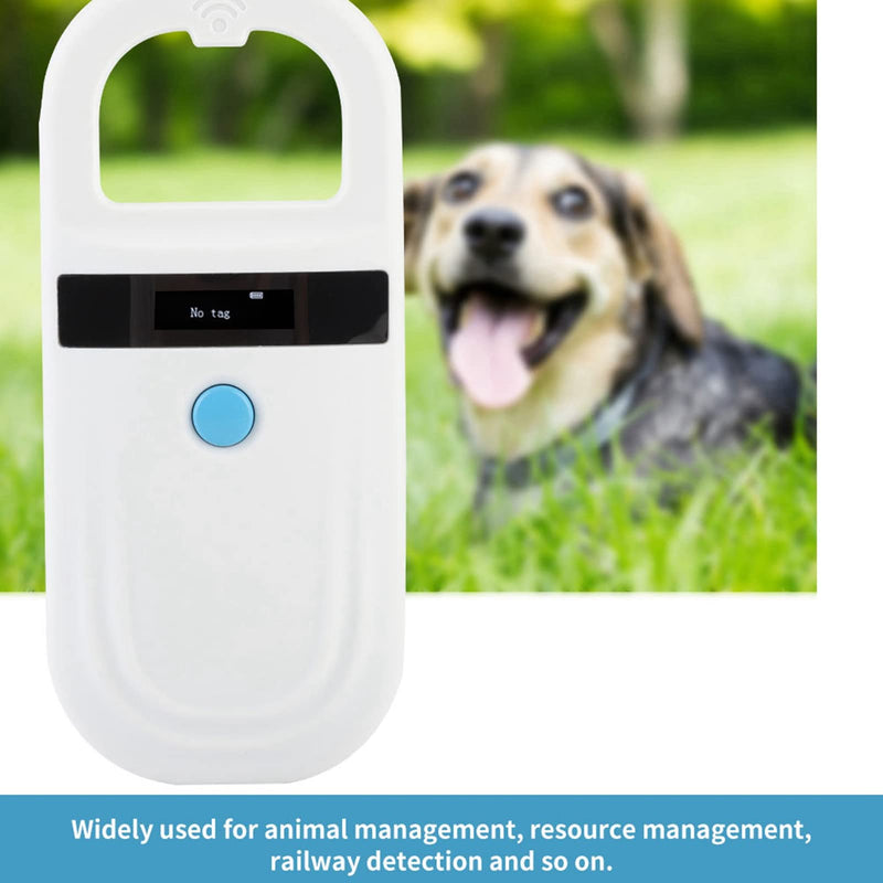 Honiwu Pet Microchip Scanner, 134.2Khz/125Khz Animal Chip Reader, Pet Reader, Rechargeable Pet Chip ID Scanner Handheld Reader Chip Reader for Dogs/Cats ISO11784/11785/FDX-B/EMID - PawsPlanet Australia