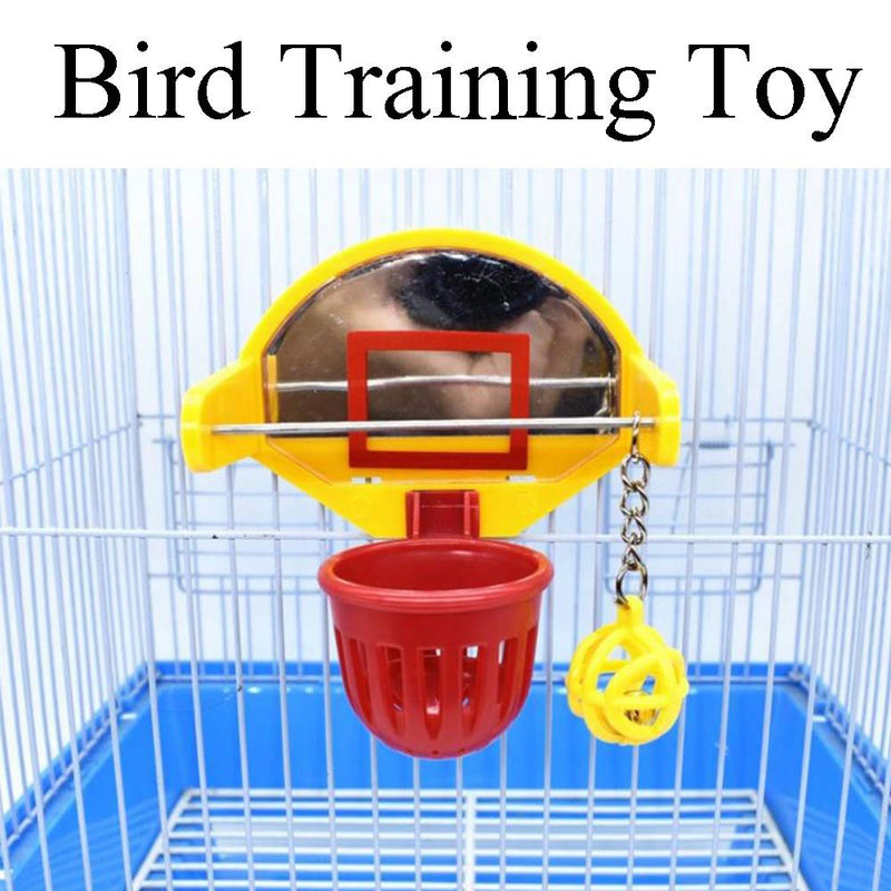 N\A Bird Training Toy, Parrot Basketball Toy, Mini Basketball Toy, Parrots Cage Toy for Budgie Parakeet Canary - PawsPlanet Australia