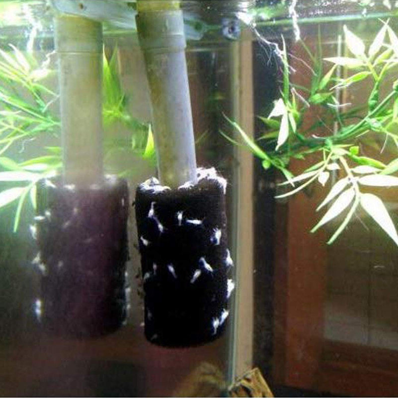 [Australia] - Ailinda 4PCS Pre Filter Sponge Aquarium Filter Foam Sponge Rolls Compatible Filter Accessories for Fish Tank Black-Large 