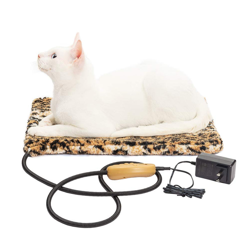 [Australia] - PAWCHIE Upgraded Cat Electric Heating Pad, Pet Heating Pad, Safe Indoor Warming Mat with Chew Resistant Steel Cord, Soft Removable Fleece Cover 