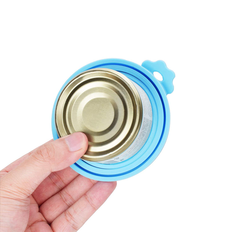 [Australia] - PetBonus Silicone Pet Can Covers, Dog Cat Food Can lids, Fit Multiple Sizes, BPA Free Dishwasher Safe 2 Pack 