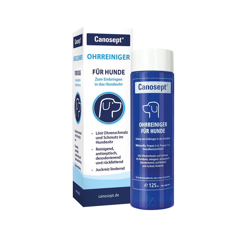 Canosept wound spray for dogs 75ml - antibacterial spray for cleaning wounds & ear cleaner for dogs 125ml - solution for ear care & ear cleaning of dog ears - PawsPlanet Australia