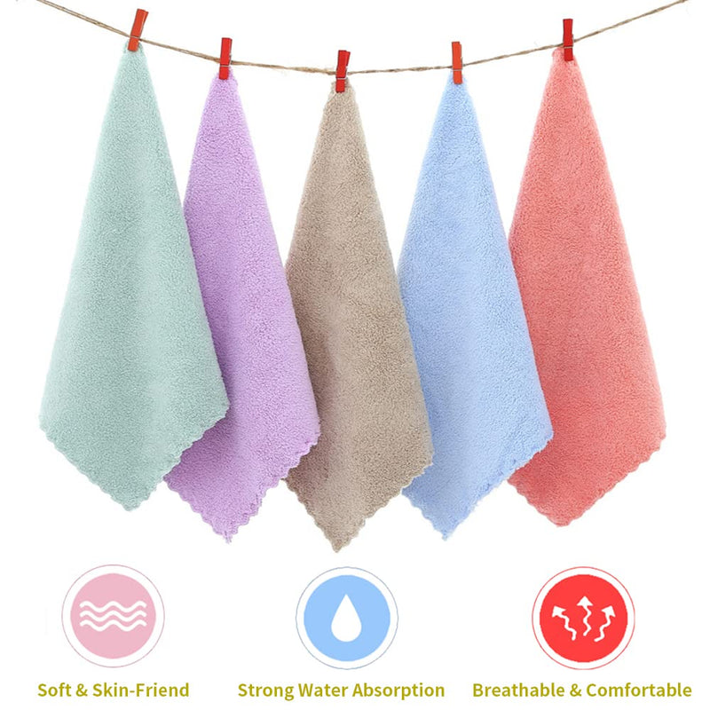 5 Pieces of Guinea Pigs Soft Blankets, Hamster Fleece Cage Liners, Small Animals Bedding Mats Bathe Towels 11.8"x 11.8" - PawsPlanet Australia