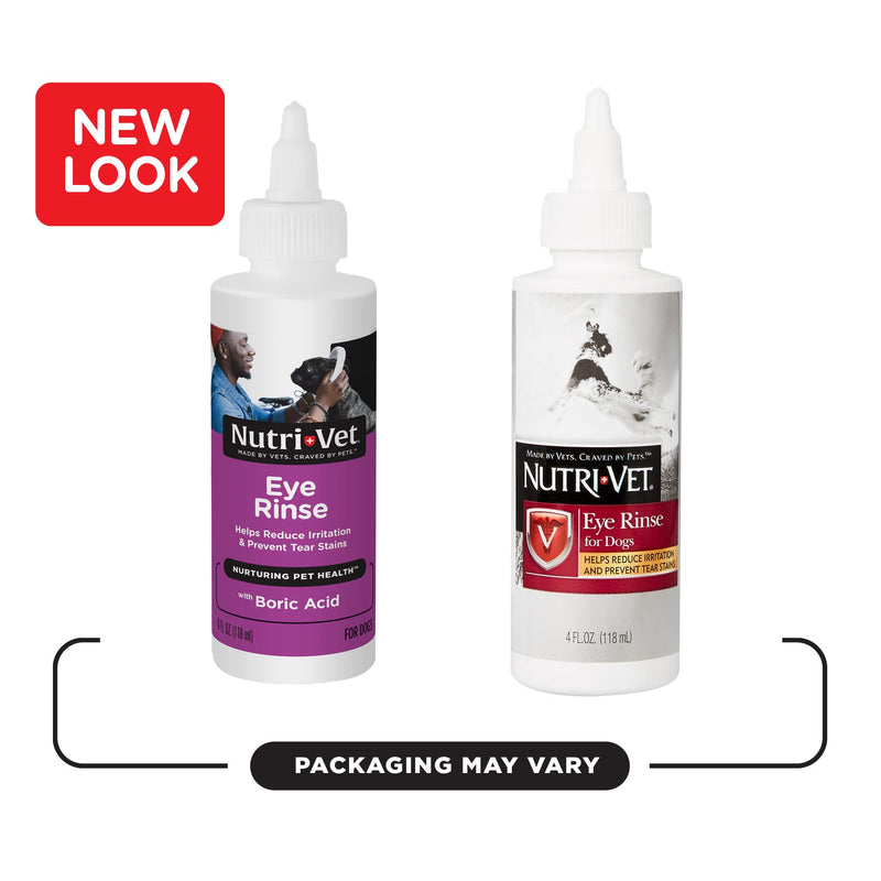 Nutri-Vet Eye Rinse Liquid for Dogs, 4-Ounce 1 Pack - PawsPlanet Australia