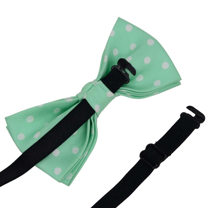 [Australia] - Heypet Adjustable Bow Tie Dog Collar for Small Medium Large Dogs and Cats DT8 green 