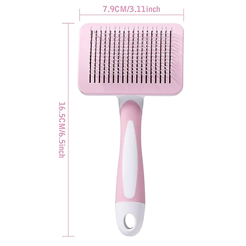 yufana dog brush, cat brush, hair massage brush, pet grooming brush for removing undercoat, loose hair and dirt, suitable for dogs with medium and long hair, cats - PawsPlanet Australia
