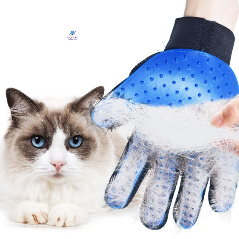 00 Pet Hair Removal Glove Super Soft Lint Removal Glove Home Dog Cat Pet Bed Effective Hair Remover Long Hair Short Hair Non-Scratch - PawsPlanet Australia