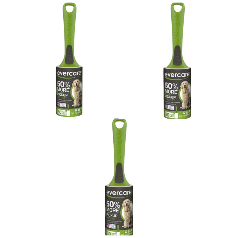 Evercare Extra-Sticky Pet Hair Rollers (3 Pack) - PawsPlanet Australia