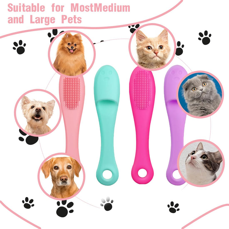 INGJIA dog toothbrush - dog toothbrush - dog toothbrush - dog toothbrush for small dogs - dog dental care tartar dog - for bad breath dog - teeth cleaning dog (8 pieces) - PawsPlanet Australia