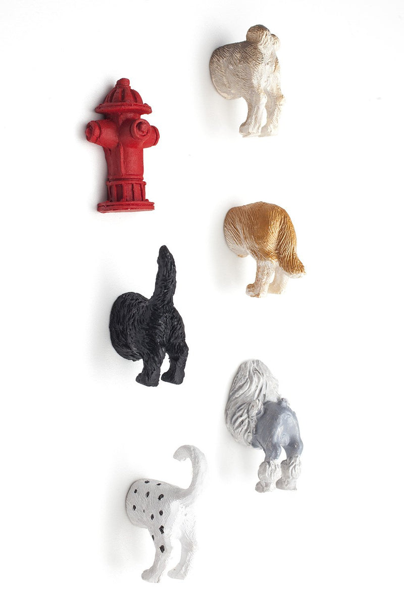 Dog Butt Refrigerator Magnets for Dog Lovers Home and Office Decorations Black - PawsPlanet Australia