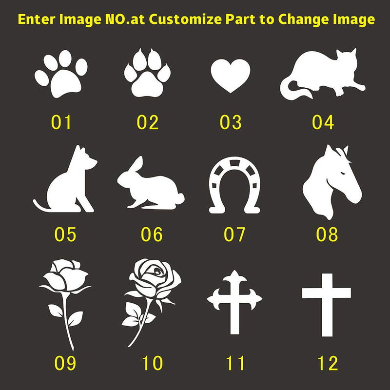 Howson London Personalised Engraved Pet Memorial Sign Natural Slate Grave Marker Plaque - Oval Plaque & Rectangle Plaque - A Lasting Keepsake Hand Finished in UK Rectangle-15x10cm - PawsPlanet Australia