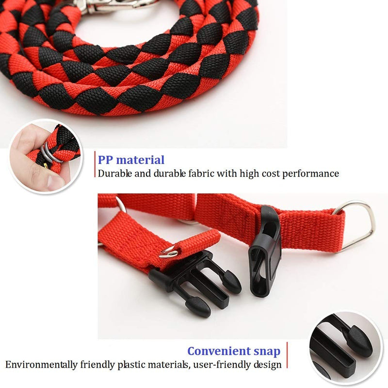 Homieco Nylon Weave Dog Leash, Dog Collar Harness, Dog Vest Harness, Dog Lead and Collar, Dog training leash for Small and Medium Dogs XL - PawsPlanet Australia