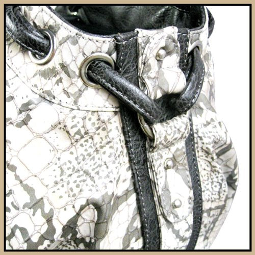 [Australia] - Backbone Faux Snake Leather Pet Carrier 
