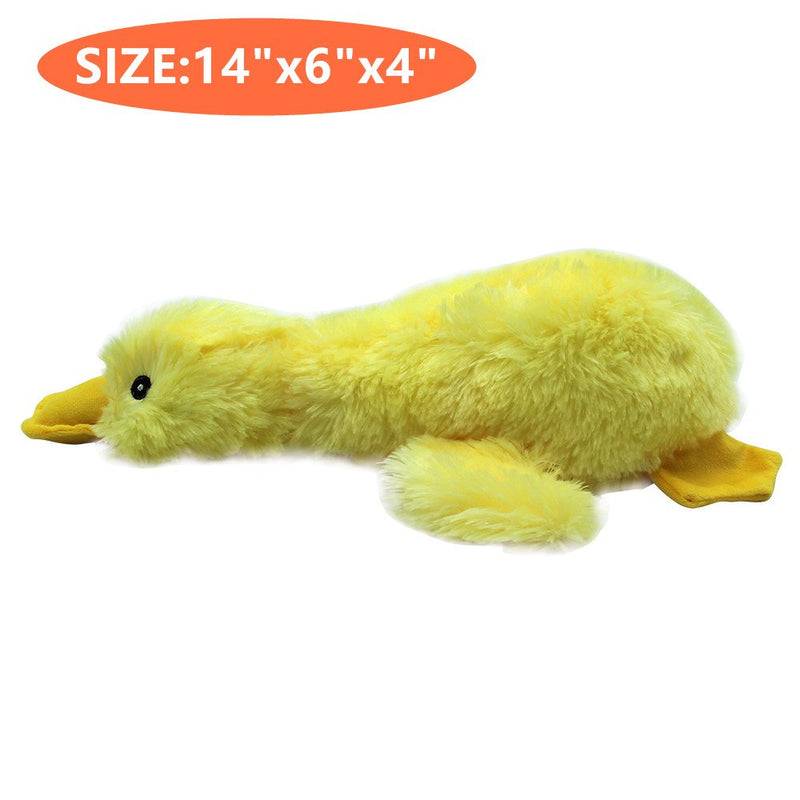 [Australia] - Mihachi Plush Squeaky Dog Toys-Pet Toy Duck,for Medium and Large Dogs,14" Long 1 Pack Duck:14" Long 