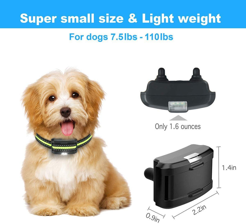 [Australia] - Dog Training Collar - Rechargeable Shock Collar for Dogs w/ 3 Training Modes, Dog Shock Collar with Remote up to 2600Ft Range, 0~16 Intensity Levels W/ 2-in- 1 Charger Silver 