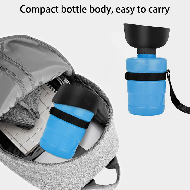 LxwSin Dog Water Bottles, Dog Water Bottle, Portable Puppy Drinking Bottles Leak Proof Pet Travel Bottle, Lightweight Water Dispenser Bowl for Outdoor Walks Trips Hikes Travels - PawsPlanet Australia