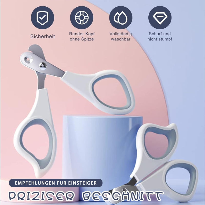 VENUSDALI Cat nail clippers for pets, cat nail clipper with unique 25 degree cutting head, professional cat claw scissors for small dogs, puppies, cats, rabbits, curved blade, single hole - PawsPlanet Australia