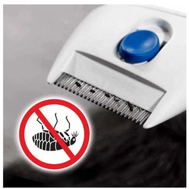 SAKU Flea Comb for Pets, Electric Pet Comb, Head Lice Removal Pet Cleaning Electric Comb for Dogs Cats - PawsPlanet Australia