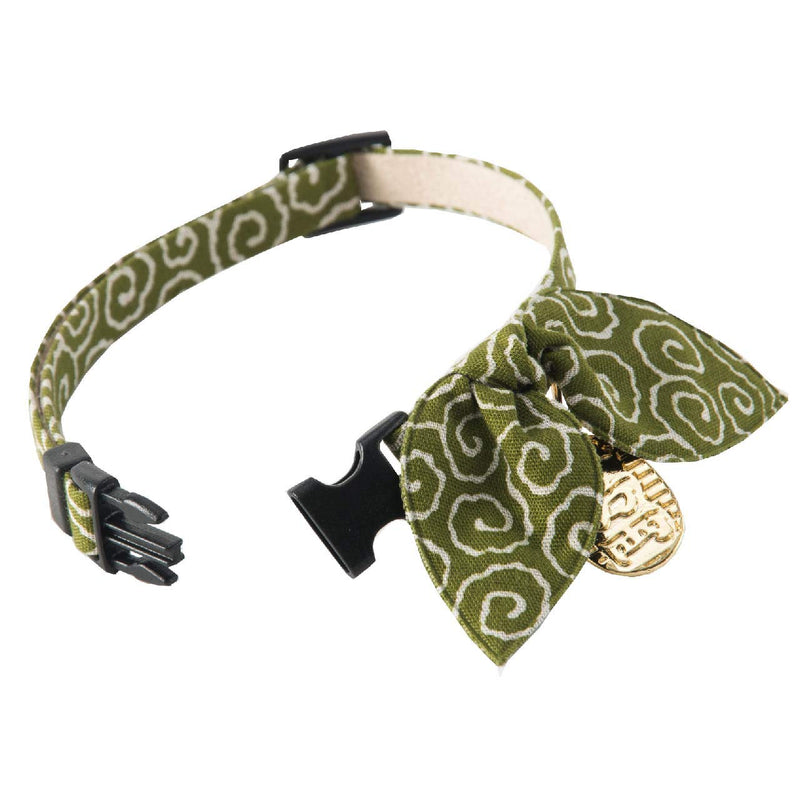 Necoichi Ninja Cat Collar (Green) Green - PawsPlanet Australia