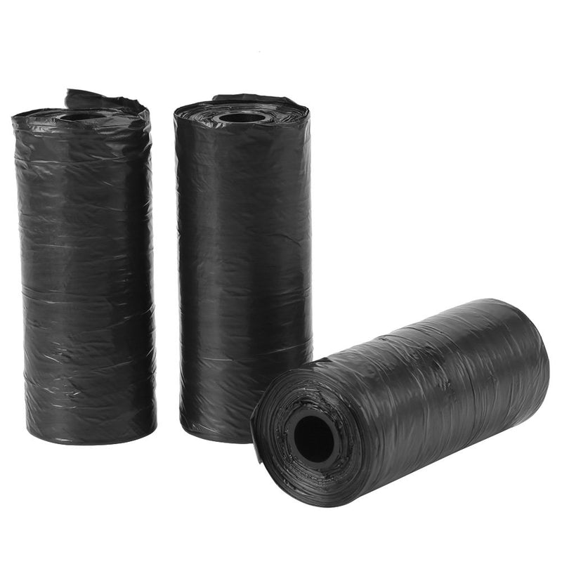 [Australia] - 20 Rolls Pet Waste Garbage Bags, Dog Cat Waste Collection Clean Poop Bags(Black) Black 