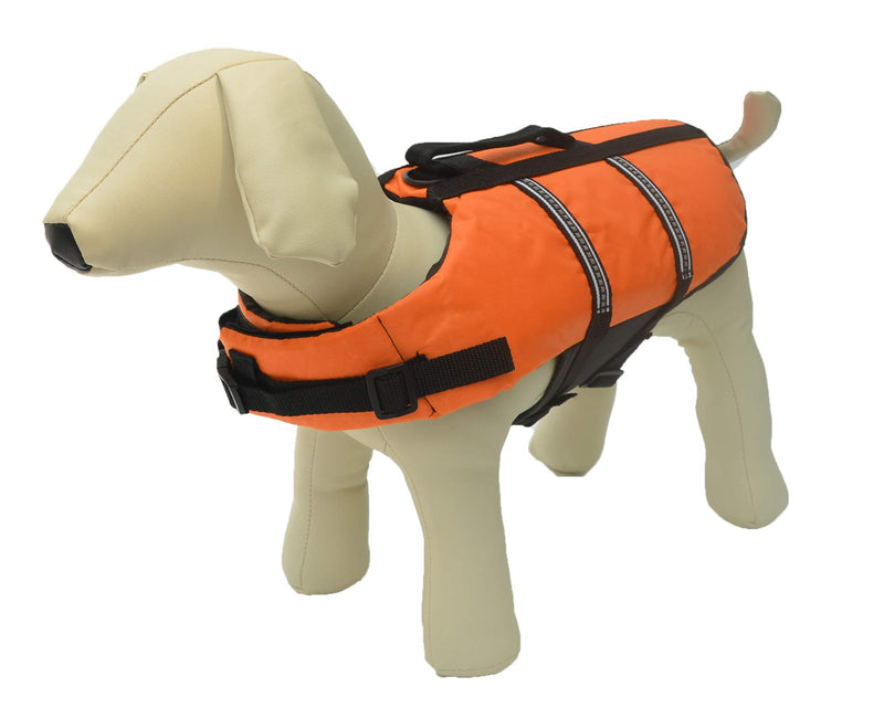 Lovelonglong Pet Clothing Dog Lifejacket Life Jackets for Large Medium Small Dogs Swimming Safe Boating Coat Dog Swim Protect Outwear XS (Rec.5-8 Pounds) Orange - PawsPlanet Australia