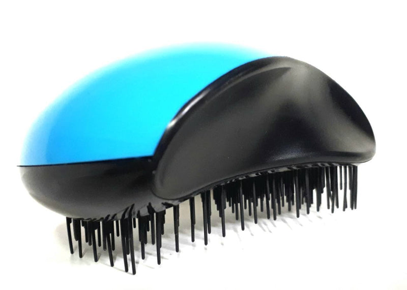 Mud Daddy Detangler and Deshedder Brush, All Coat Types, Easy Grab, Blue - PawsPlanet Australia