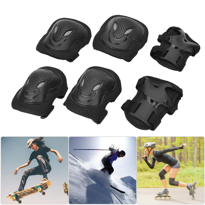 Yinuoday Protective Knee Pads Set, Adult Thickened Protection Gear Set Knee Pads + Elbow Pads + Gloves for Rollerblading Skating Biking Cycling Scooter - PawsPlanet Australia