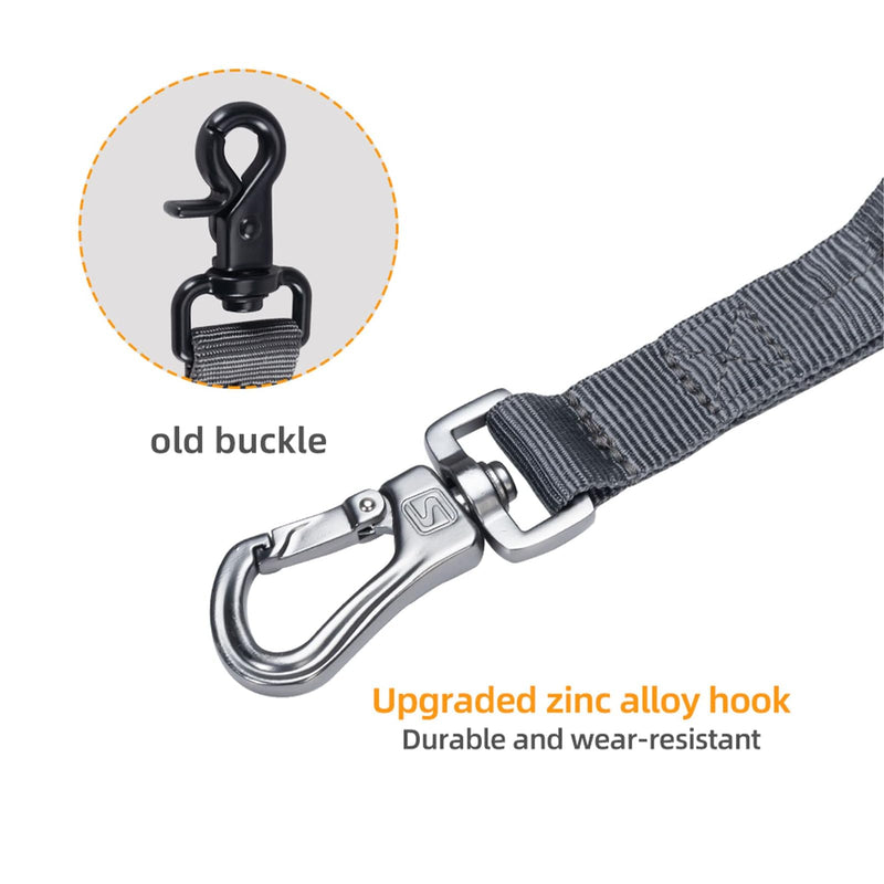 EXCELLENT ELITE SPANKER Tactical Bungee Dog Leash Military Leash Dogs Elastic Brown Black Dog Leash Walk Training Leash (Grey) Grey - PawsPlanet Australia