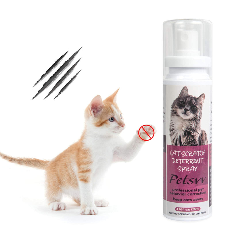 Anti Scratch Cat Spray, Cat Scratch Deterrent Spray to Stops Scratching, Plant-Based Cat Repellent for Indoor Furniture Use - PawsPlanet Australia