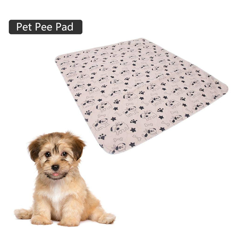 Oumefar 3 Sizes Waterproof Dog Pee Pad Cute Absorbent Whelping Pads Non-Slip Puppy Urine Mat for Dogs Training Travel Whelping(80 * 90cm) 80*90cm - PawsPlanet Australia