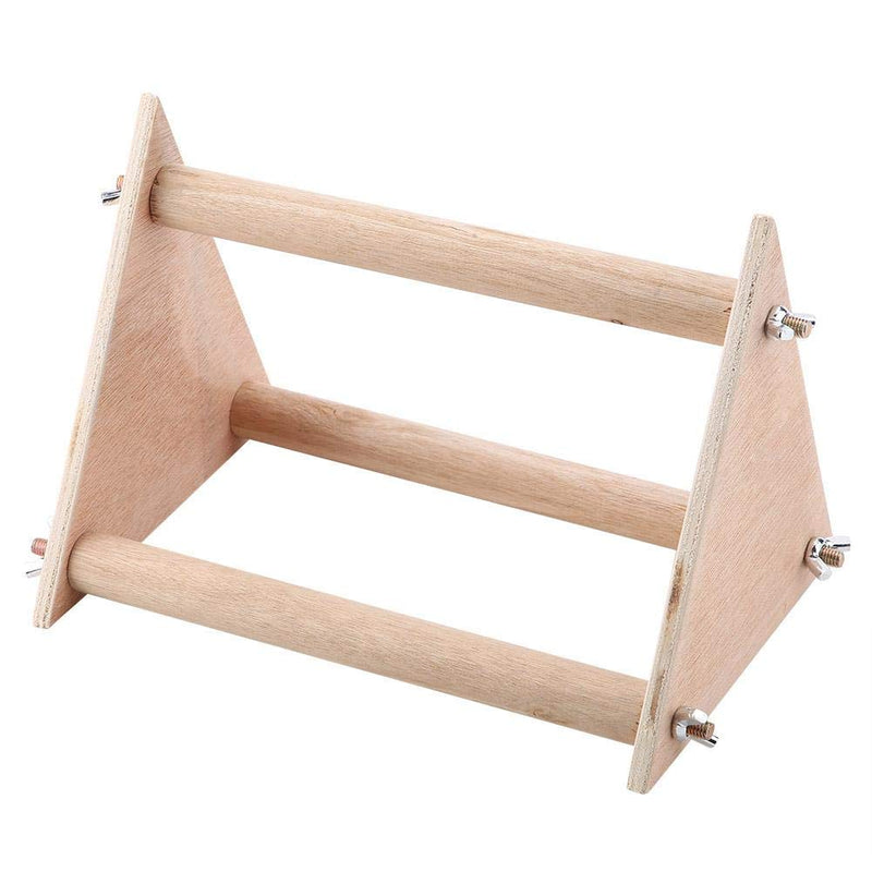 HEEPDD Parrot Stand Perch, Pet Bird Standing Playground Funny Wooden Activity Training Toy for Budgies Parakeet Cockatiel Cockatoo Lovebird - PawsPlanet Australia