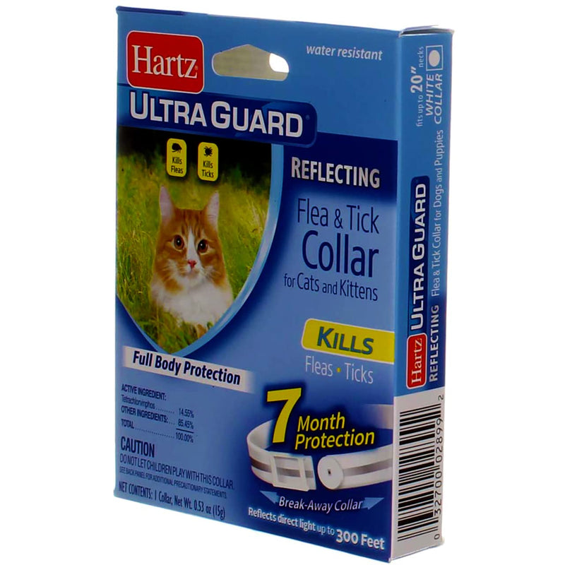 Hartz Ultra Guard Reflecting Flea & Tick Cat Collar 1 Each (Pack of 18) - PawsPlanet Australia